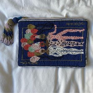 Anthropologie Beaded Clutch